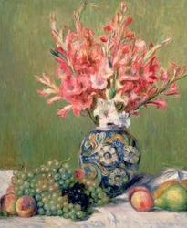 Still Life of Fruits and Flowers, 1889